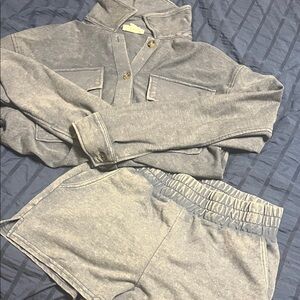Hippie Rose Gray Lounge Set